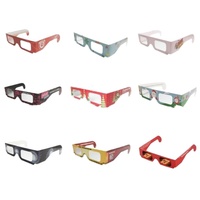 Lunettes de Diffraction 3D en Cristal à Polarisation Circulaire et Linéaire pour la Séparation de la Lumière, Idéales pour les Feux d'Artifice, les Éclips Solaires et les Spectacles – Approvisionnement Direct Usine