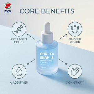 Siero Viso FKY con Peptidi di Rame GHK-Cu <span class=keywords><strong>e</strong></span> Snap-8, Idratante Lifting Coreano con <span class=keywords><strong>Acido</strong></span> <span class=keywords><strong>Ialuronico</strong></span> Anti-Età - Product Image 2