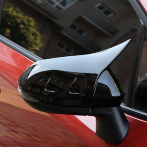 Copertura Specchietto Retrovisore per <span class=keywords><strong>Toyota</strong></span> Corolla Levin <span class=keywords><strong>Yaris</strong></span> 2019-2024, Design in Fibra di Carbonio <span class=keywords><strong>Nera</strong></span>, Kit Carrozzeria Auto - Product Image 5