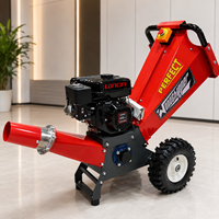 Broyeur de bois diesel portable et remorquable WP700 avec moteur 196cc 212cc