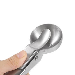 Cuillère à fruits en métal robuste à <span class=keywords><strong>prix</strong></span> avantageux, cuillère à pastèque, cuillère à biscuits, cuillère à <span class=keywords><strong>glace</strong></span> avec déclencheur - Product Image 6