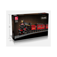 Jie Star JJ59002 Assemblage personnalisé Train série bloc de construction modèle enfants éducatif en plastique bloc de construction jouet