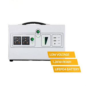 Alimentation portable multifonctionnelle pour camping extérieur 110V/220V IP21 MPPT, stockage d'énergie, onduleur à onde sinusoïdale pure 19.2V - Product Image 2