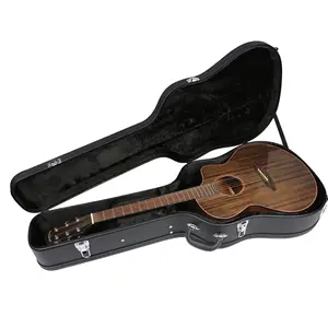 Vente directe d'usine étui de guitare acoustique en PVC en cuir dur sac d'instruments pour alto matériau en PVC directement du fabricant