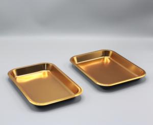 Thanh lịch Vàng & Đen Pet nhựa Bát bán buôn thanh Lịch Tấm & bát - Product Image 5