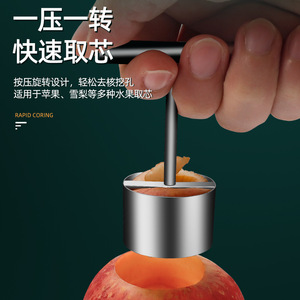 Stainless Steel Fruit Corer 304 For Apple Pear Household Kitchen Use - Product Image 3
