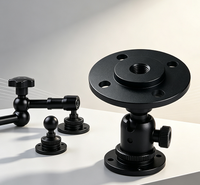 Aksesori Sambungan Dudukan Dinding Flange 1/4 dari Aluminium Alloy Kustom Pabrik untuk Kamera Magic Arm Fotografi Luar Ruangan