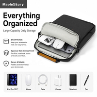 Sac à bandoulière pour tablette 13 pouces, prêt à être expédié, étui de protection avec poignée, pour voyages d'affaires, vente en gros, logo personnalisé, faible MOQ