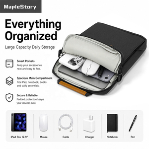 <span class=keywords><strong>Sac</strong></span> à bandoulière pour tablette <span class=keywords><strong>13</strong></span> <span class=keywords><strong>pouces</strong></span>, prêt à être expédié, étui de protection avec poignée, pour voyages d'affaires, vente en gros, logo personnalisé, faible MOQ - Product Image 2