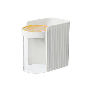 Support mural magnétique pour brosses à dents avec double ventouse, organiseur de salle de bain sans perçage - Product Image 2