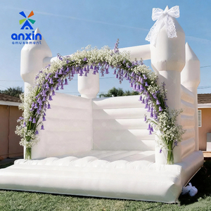 Château gonflable extérieur en PVC blanc avec souffleur, jouets gonflables comprenant une maison de rebond à vendre - Product Image 5