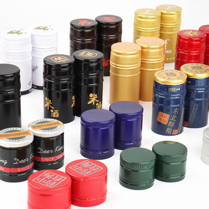 Nhà sản xuất, nhà cung cấp OEM nắp vặn chống trộm, nhiều màu sắc, có thể tái chế, bằng nhôm Ropp cho chai rượu vang, rượu whisky, chai thủy tinh - Product Image 1