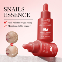 Etiqueta privada OEM BIOAQUA Caracol Nicotinamida Cúrcuma Conjunto de suero facial Cuidado DE LA PIEL Hidratante profundo Ilumina el tono de la piel