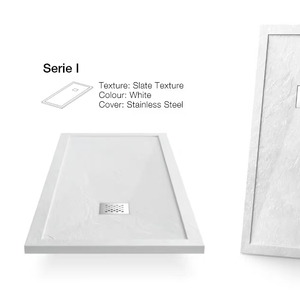Receveur <span class=keywords><strong>de</strong></span> <span class=keywords><strong>douche</strong></span> en pierre artificielle ultra-<span class=keywords><strong>mince</strong></span> en gros <span class=keywords><strong>Base</strong></span> <span class=keywords><strong>de</strong></span> salle <span class=keywords><strong>de</strong></span> <span class=keywords><strong>douche</strong></span> à surface solide haut <span class=keywords><strong>de</strong></span> gamme - Product Image 1