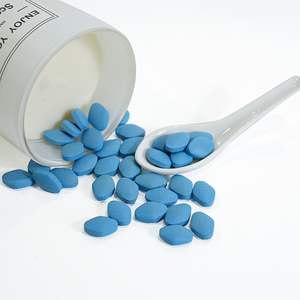 Comprimés de suppléments alimentaires à base de fibres végétales OEM pour l'énergie et la vitalité masculine, vente en gros de comprimés bleus en vrac - Product Image 6