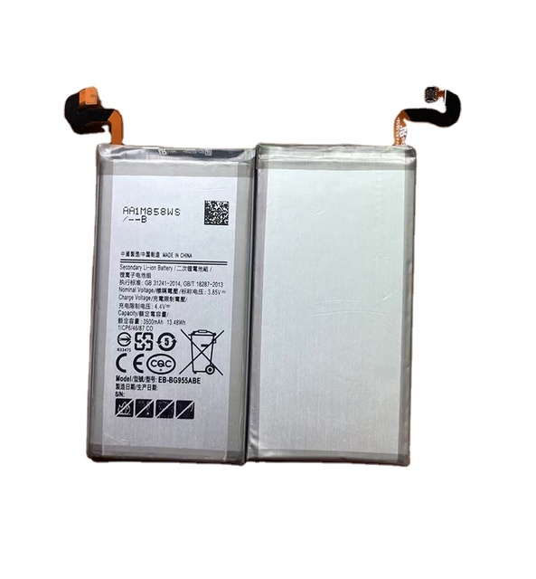 Mobile Phone Battery S8 S8P S8 G955 3600mAh 3.85V Rechargeable Lithium Battery EB-BG955ABU in Stock
