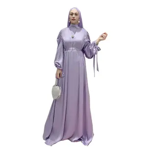 2022 नवीनतम सुरुचिपूर्ण इस्लामी कपड़े पार्टी पहनने इस्लामी दुबई Abaya मुस्लिम पोशाक