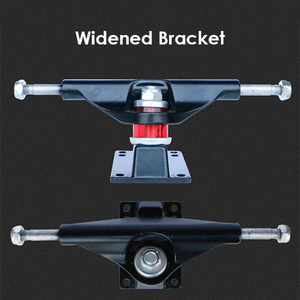 ZHOYA Small Longboard Skateboard, Trottinette à Quatre Roues pour Débutants, Skateboard de Rue, Skateboard de Surf avec Motifs - Product Image 3