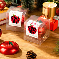Boîtes en papier personnalisées pour biscuits de Noël, vente en gros, logo personnalisé, emballage cadeau recyclable, boîtes à biscuits personnalisées