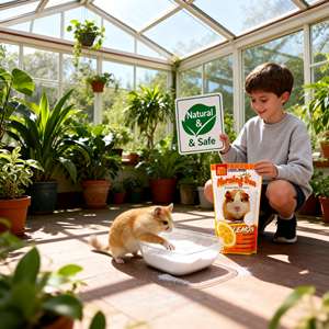 ทรายอาบน้ำแฮมสเตอร์จากโรงงาน Dongnai PETS 100% จากธรรมชาติ ผสมกลิ่นลาเวนเดอร์ ผลิตจากโดโลไมต์ ปราศจากฝุ่น ควบคุมกลิ่น - Product Image 1