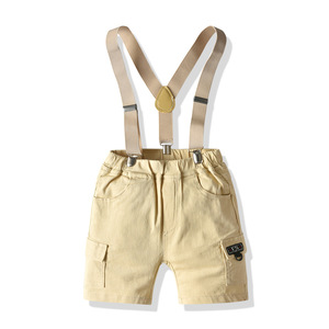 Ensembles de vêtements tendance pour enfants : Costumes de cérémonie pour bébés garçons avec bretelles, fabriqués en Chine - Product Image 5