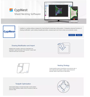 CypNest 新型平面切割光纤激光切割套筒软件，适用于激光设备，提供 1 年保修
