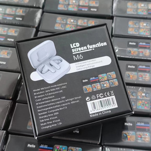 เทรนด์ใหม่เคสชาร์จหน้าจอสัมผัส M6 LX10หูฟังไร้สายหูฟัง ENC พร้อมหูฟัง M6 5.3 In-Ear TWS - Product Image 5