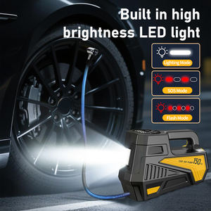 Gonfleur de voiture portable 150 PSI, pompe à air sans fil pour voiture avec éclairage LED, affichage de la puissance, compresseur d'air pour voiture, vélo, ballon - Product Image 4