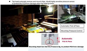 SMT sử dụng tự động làm lại Micro BGA,VGA, ccga, qfn, CSP,LGA,SMD căn chỉnh quang học sưởi ấm không khí nóng làm lại Trạm Hàn nd772r - Product Image 2