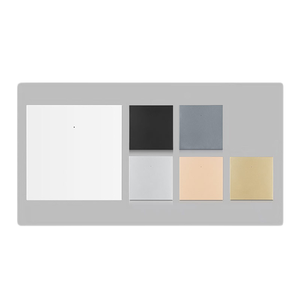 Interruptor de pared táctil inteligente de 1 canal para UE/Reino Unido con control por voz, línea neutra, material ABS, IP27, 220V/110V, puertos USB A/C - Product Image 4