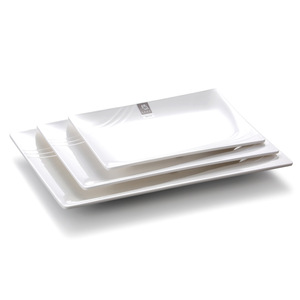 Platos Rectangulares de Melamina Yangge, Resistentes al Calor, Bandejas de Servicio para Hotel, Irrompibles, Color Sólido P11210 P11214 P11212 - Product Image 1