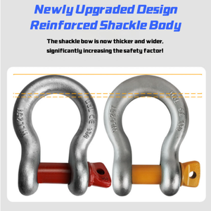 Grillete de Alta Resistencia Galvanizado en Caliente Tipo US, el Más Vendido de Fábrica, para Elevación, Aparejo y Amarre Marino - Product Image 3