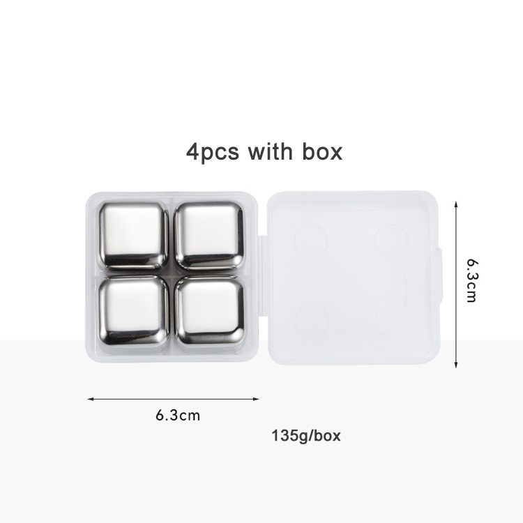 4 piezas con caja