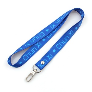 Lanières en polyester de haute qualité pour la vente en gros, personnalisables avec <span class=keywords><strong>porte</strong></span>-badge et <span class=keywords><strong>porte</strong></span>-clés, avec logo - Product Image 2