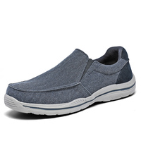 Nouveaux modèles 2025 – Mocassins décontractés en toile pour homme, design classique, grande taille 47, baskets super légères