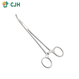 คีมจับเลือดแบบโค้งครึ่งฟัน CJH Precision Hemostasis <span class=keywords><strong>Microsurgery</strong></span> สำหรับสัตว์ - Product Image 4