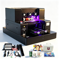 Impresora UV de Cama Plana de Uso Amplio A3 3250, Máquina de Impresión UV DTF para Parches de Cuero, Fundas de Teléfono, Cilindros, Pelotas de Golf, Lona
