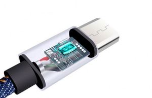 USB Cer fied Tipo C Cable USB C Cable Nylon Trenzado Cargador rápido Cable de sincronización para cargar - Product Image 3