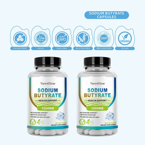 YanniGlow OEM ODM Suplementos para el Cuidado de la Salud, Cápsulas de Butirato de Sodio, Apoyo al <span class=keywords><strong>Sistema</strong></span> Digestivo <span class=keywords><strong>y</strong></span> Absorción de Nutrientes - Product Image 5