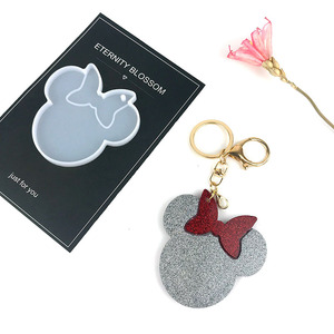 Molde <span class=keywords><strong>de</strong></span> silicona para llaveros <span class=keywords><strong>de</strong></span> <span class=keywords><strong>Mickey</strong></span>, DIY, elevador temprano, se puede usar para hacer llavero, colgante, collar, pendientes, artesanías <span class=keywords><strong>de</strong></span> resina - Product Image 3