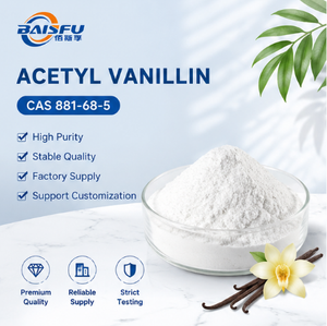 อะซิทิลวานิลลินบริสุทธิ์สูง CAS 881-68-5 วานิลลินอะซิเตต สำหรับ<span class=keywords><strong>ป</strong></span>รุงแต่งกลิ่นอาหาร น้ำหอม เกรดเครื่องสำอาง ความบริสุทธิ์ขั้นต่ำ 98% - Product Image 4