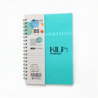 Cahiers spirales en gros, cahier spirale simple avec couverture en PP B5, cahier spirale à couverture rigide pour les notes des étudiants