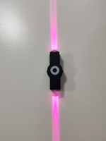 Lampe murale LED noire avec télécommande RGB et fonction mémoire