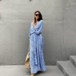 Costume da bagno da spiaggia con stampa moda Casual, copricapo da donna, Bikini copricapo abito da spiaggia, taglia forte - Product Image 2