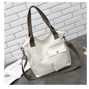 Borsa da <span class=keywords><strong>donna</strong></span> multifunzione in tela con tracolla a tracolla a tracolla con borsetta Multistyle - Product Image 3