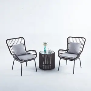 جديد تصميم على شكل الخوص عالية الخلفي الاصطناعي اللكنة كرسي العتيقة قصب كرسي من الخيزران