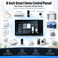 Panneau de contrôle intelligent Tuya Zigbee pour la domotique, panneau de commande vocal Zigbee Alexa, hub de contrôle central intelligent HD 8 pouces