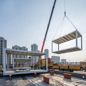 <span class=keywords><strong>Installation</strong></span> rapide, conteneur de 20 pieds ou 40 pieds, <span class=keywords><strong>maison</strong></span> modulaire, bâtiment temporaire détachable, <span class=keywords><strong>maison</strong></span> préfabriquée en conteneur, conteneur plat - Product Image 3