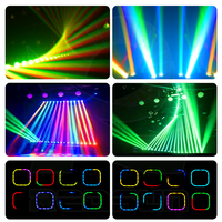 Redsun 860 Wave RGBW LED Moving Head Beam Light DMX512 Éclairage d'effet de scène pour événements, mariages, clubs, discothèques, bars