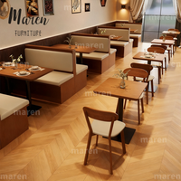 Bestseller Anpassbare Moderne Westliche Restaurant-Möbel Holz-Esstisch Stuhl Sitzgruppe für Einkaufszentrum Club Hotel Kantine